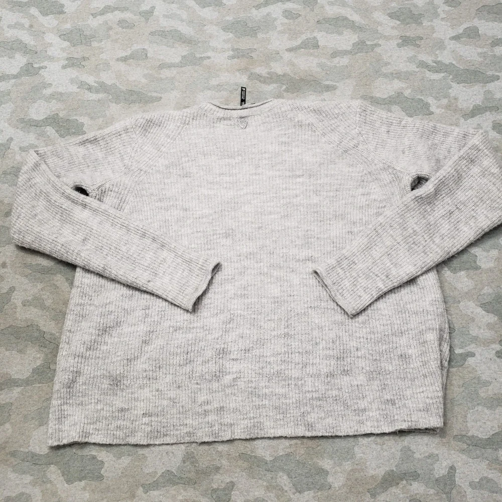 Kuhl Sweater Womens XL Gray‎ Faye Pullover Wool Blend Soft Long Sleeve